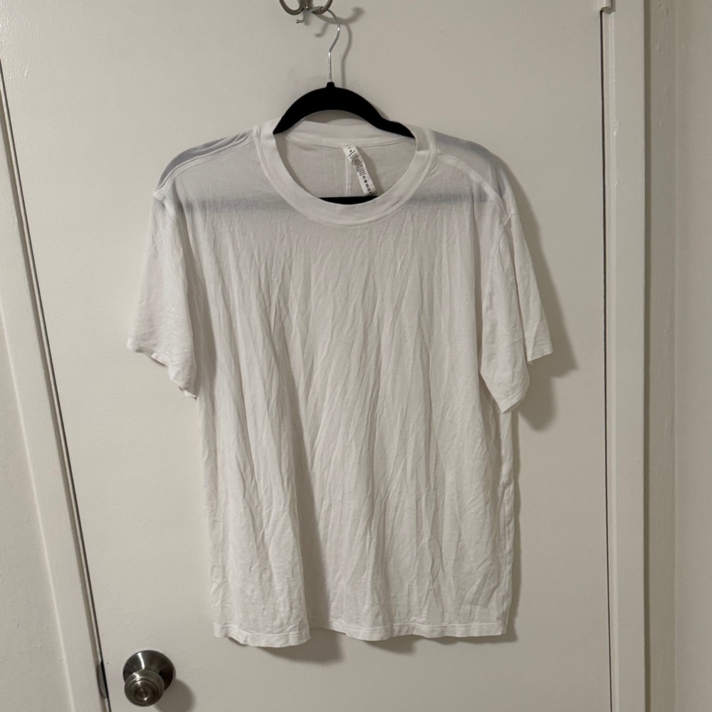 lululemon athletica Soft Lightweight White Short Sleeve Tee
